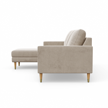 Lore Sofa | L-Shaped Sectional with Chaise (7 feet) - High Back Sofa