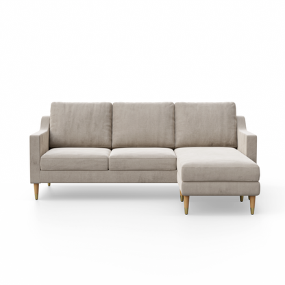 Lore Sofa | L-Shaped Sectional with Chaise (7 feet) - High Back Sofa