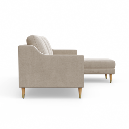 Lore Sofa | L-Shaped Sectional with Chaise (7 feet) - High Back Sofa