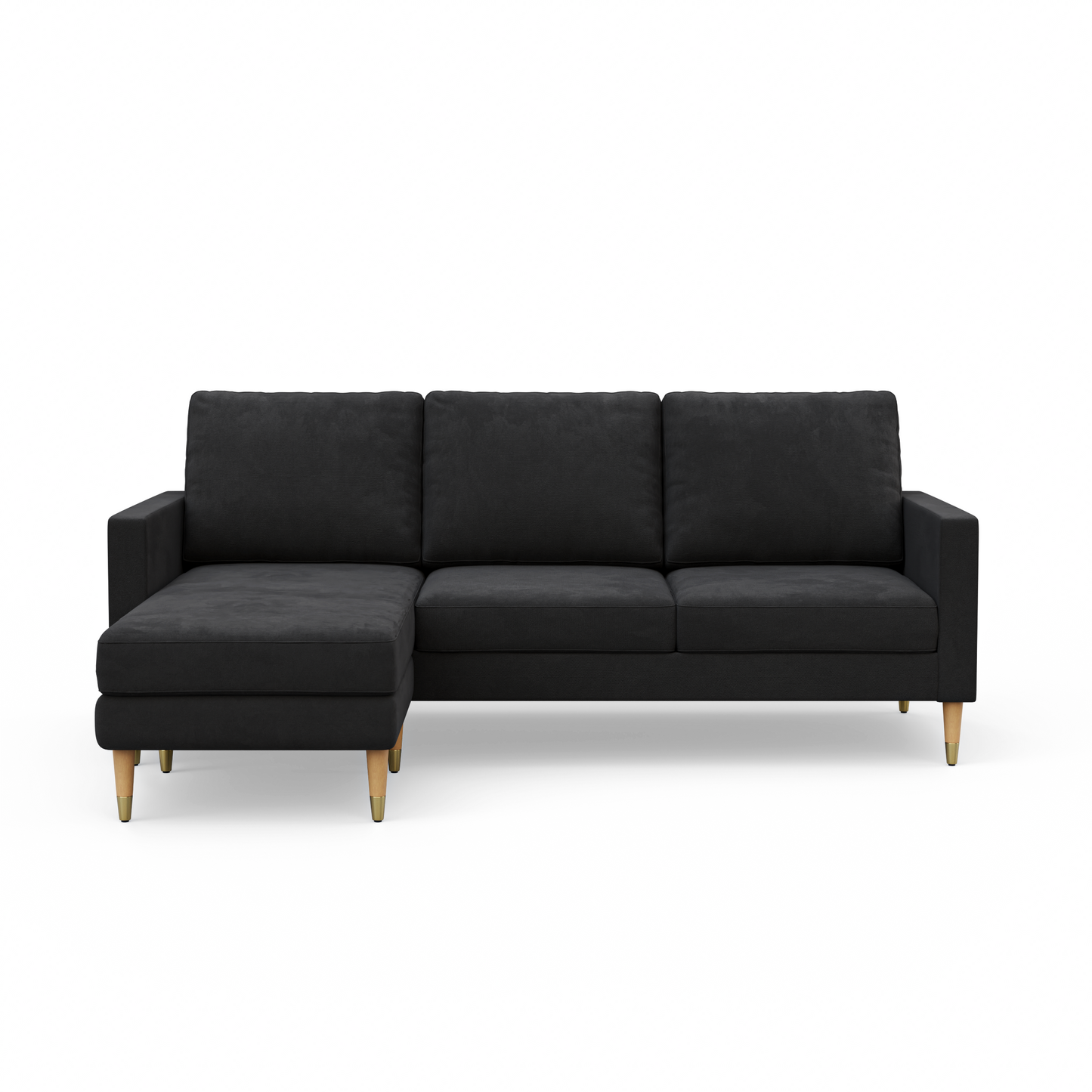 Lore Sofa | L-Shaped Right Sectional with Chaise (7 feet) - High Back Sofa