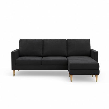 Lore Sofa | L-Shaped Sectional with Chaise (7 feet) - High Back Sofa