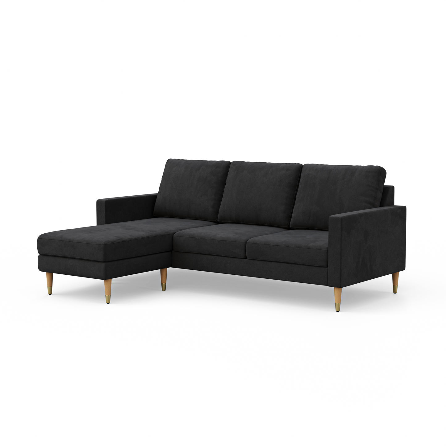 Lore Sofa | L-Shaped Right Sectional with Chaise (7 feet) - High Back Sofa