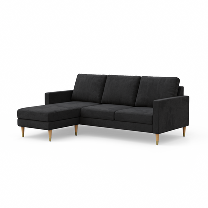 Lore Sofa | L-Shaped Sectional with Chaise (7 feet) - High Back Sofa