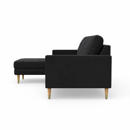 Lore Sofa | L-Shaped Sectional with Chaise (7 feet) - High Back Sofa