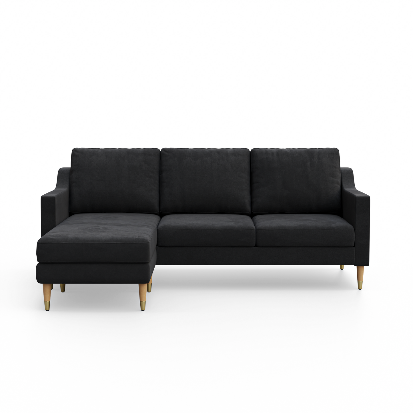 Lore Sofa | L-Shaped Right Sectional with Chaise (7 feet) - High Back Sofa