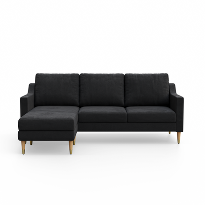Lore Sofa | L-Shaped Sectional with Chaise (7 feet) - High Back Sofa