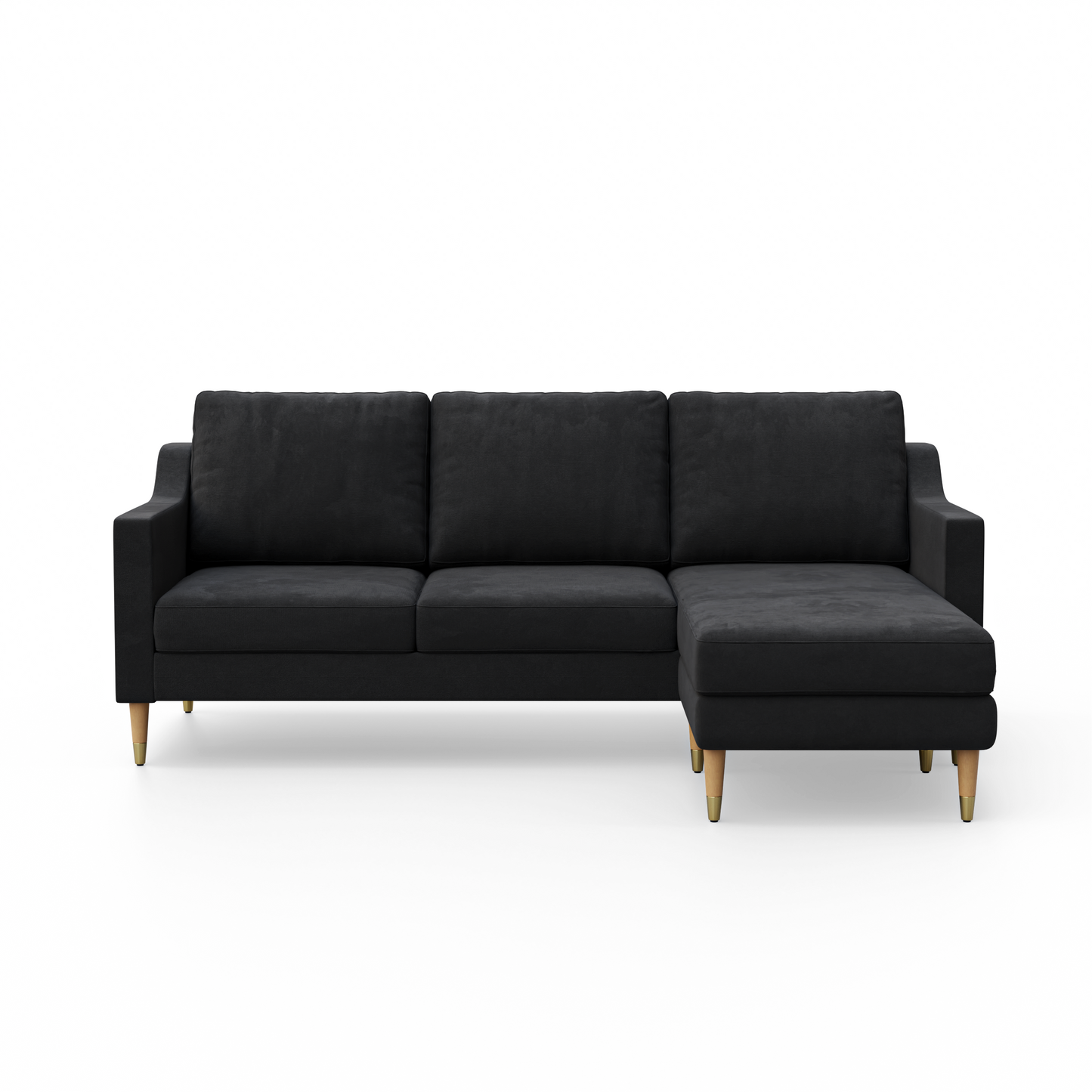 Lore Sofa | L-Shaped Sectional with Chaise (7 feet) - High Back Sofa