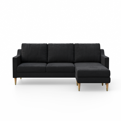 Lore Sofa | L-Shaped Sectional with Chaise (7 feet) - High Back Sofa