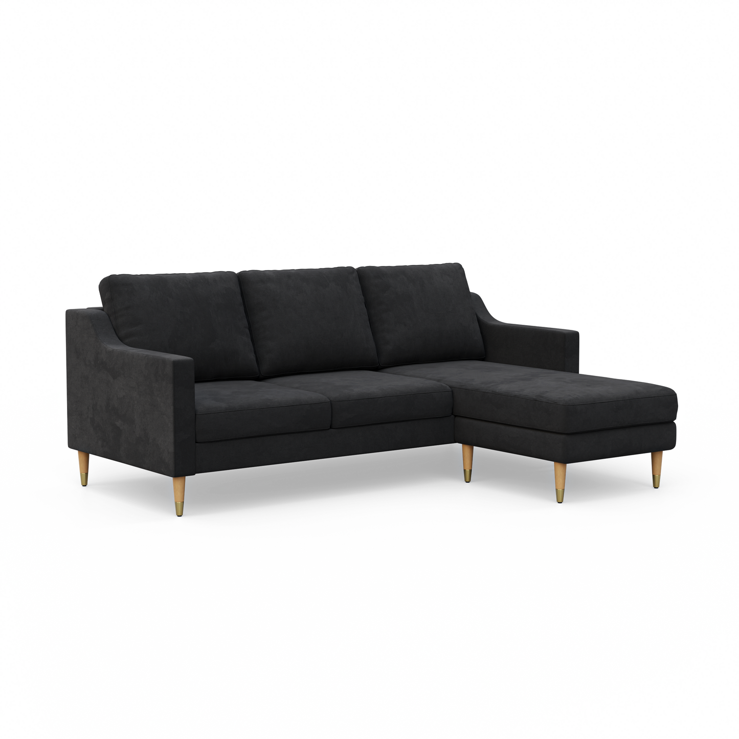 Lore Sofa | L-Shaped Sectional with Chaise (7 feet) - High Back Sofa