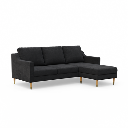 Lore Sofa | L-Shaped Sectional with Chaise (7 feet) - High Back Sofa
