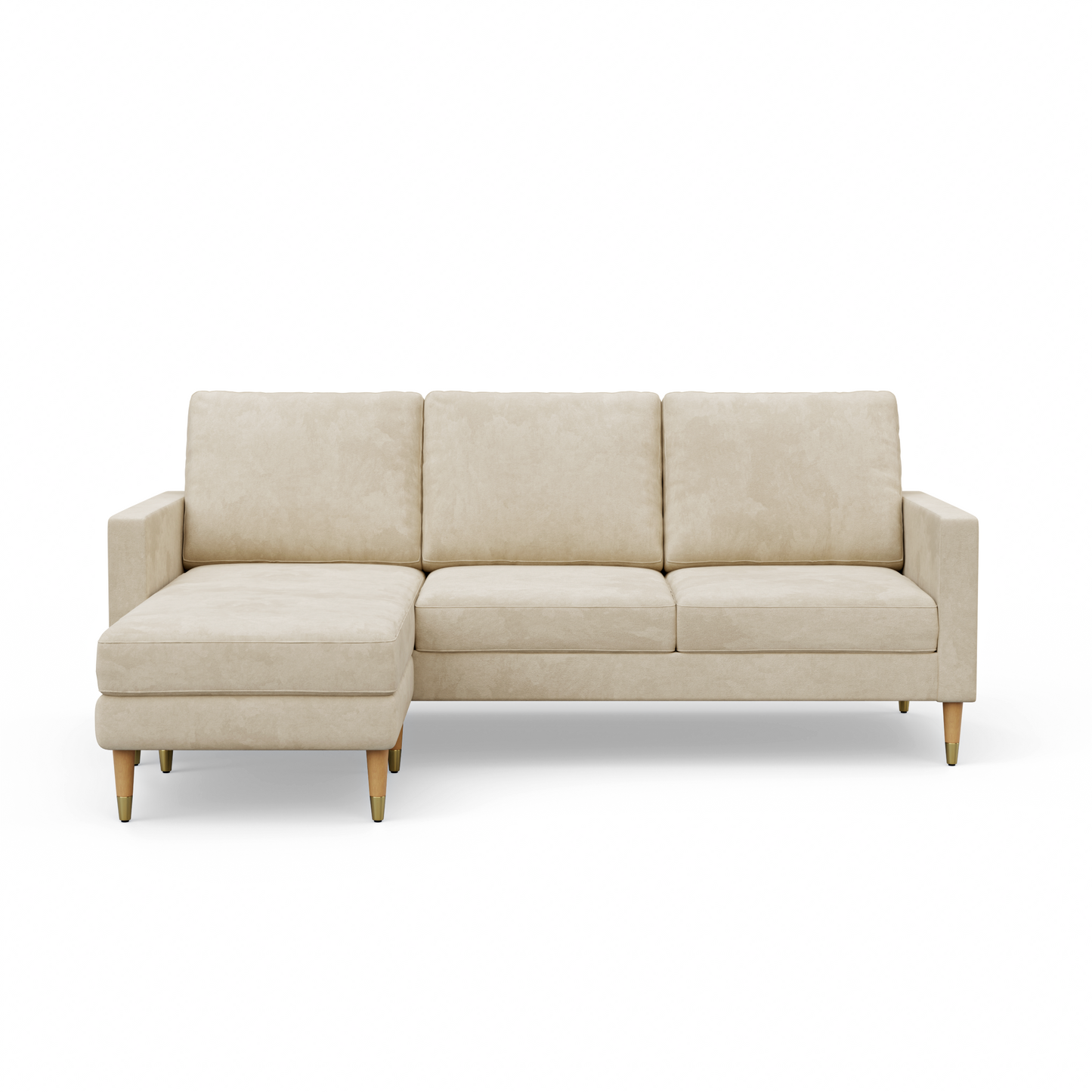 Lore Sofa | L-Shaped Right Sectional with Chaise (7 feet) - High Back Sofa