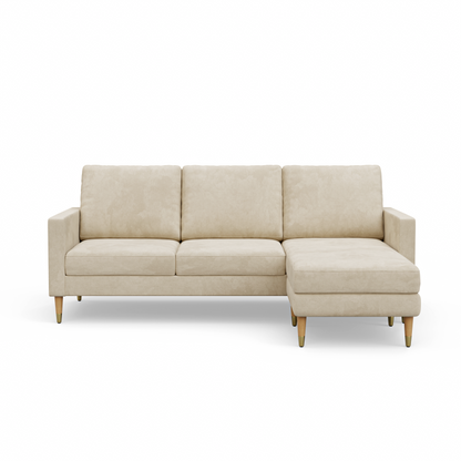 Lore Sofa | L-Shaped Sectional with Chaise (7 feet) - High Back Sofa