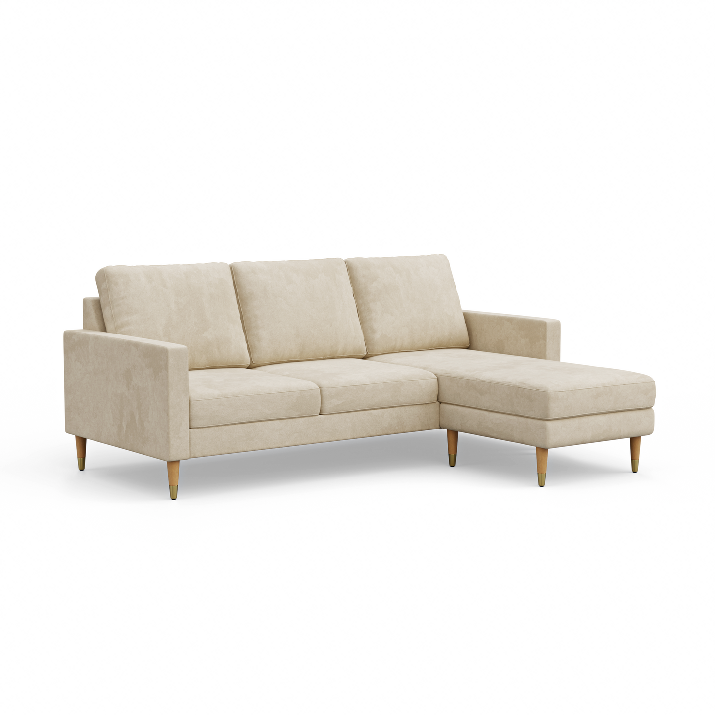 Lore Sofa | L-Shaped Sectional with Chaise (7 feet) - High Back Sofa