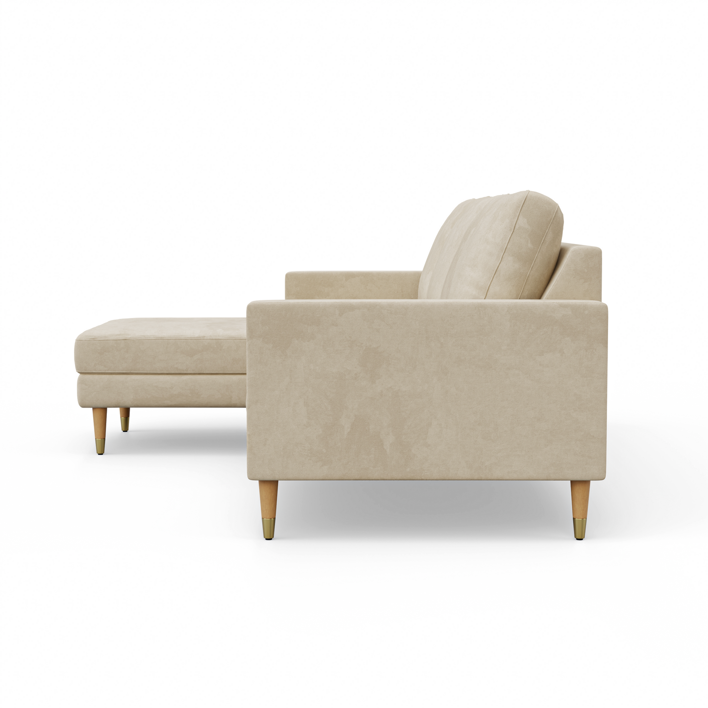 Lore Sofa | L-Shaped Sectional with Chaise (7 feet) - High Back Sofa