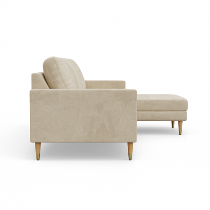 Lore Sofa | L-Shaped Sectional with Chaise (7 feet) - High Back Sofa