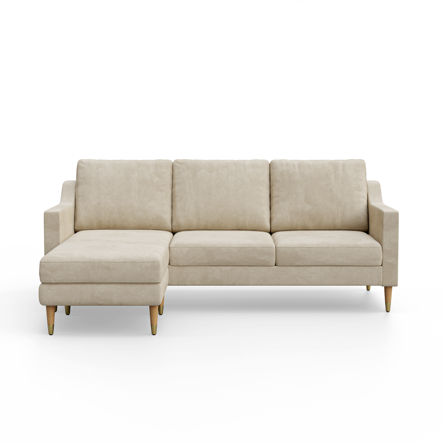 Lore Sofa | L-Shaped Sectional with Chaise (7 feet) - High Back Sofa