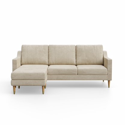 Lore Sofa | L-Shaped Sectional with Chaise (7 feet) - High Back Sofa
