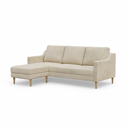 Lore Sofa | L-Shaped Sectional with Chaise (7 feet) - High Back Sofa