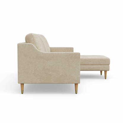 Lore Sofa | L-Shaped Sectional with Chaise (7 feet) - High Back Sofa