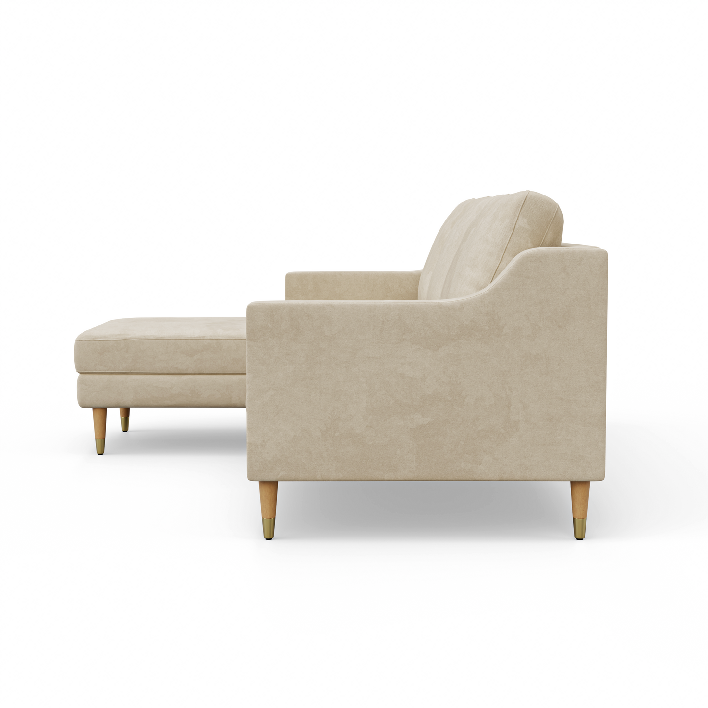 Lore Sofa | L-Shaped Sectional with Chaise (7 feet) - High Back Sofa