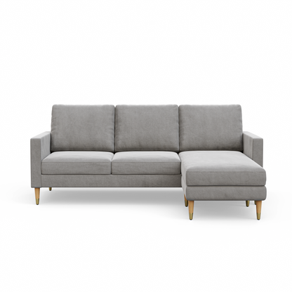 Lore Sofa | L-Shaped Sectional with Chaise (7 feet) - High Back Sofa
