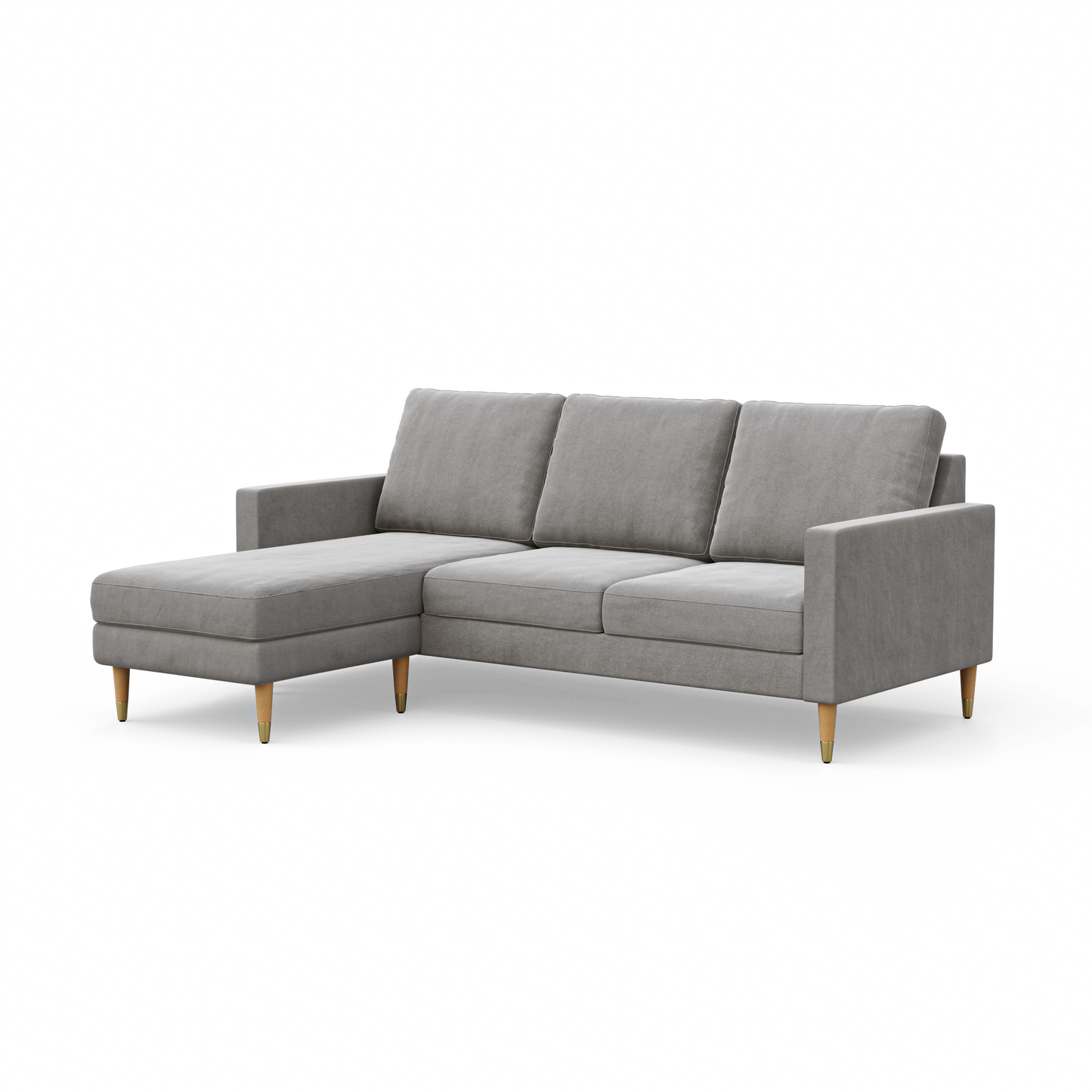 Lore Sofa | L-Shaped Sectional with Chaise (7 feet) - High Back Sofa