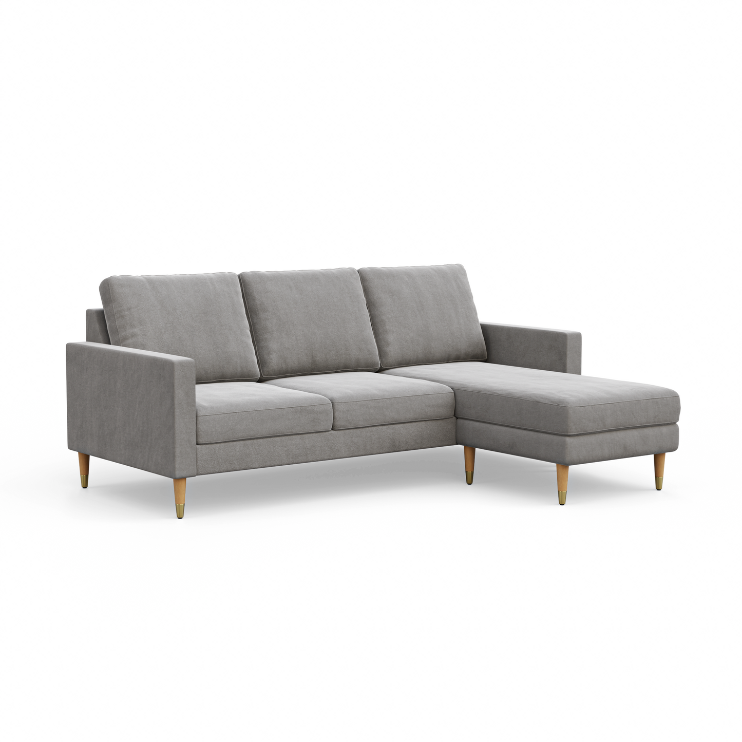 Lore Sofa | L-Shaped Sectional with Chaise (7 feet) - High Back Sofa
