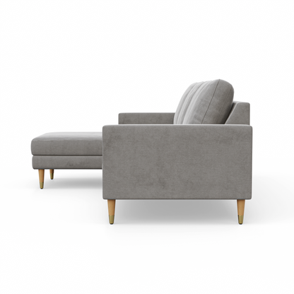 Lore Sofa | L-Shaped Sectional with Chaise (7 feet) - High Back Sofa