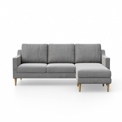 Lore Sofa | L-Shaped Sectional with Chaise (7 feet) - High Back Sofa