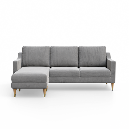 Lore Sofa | L-Shaped Sectional with Chaise (7 feet) - High Back Sofa