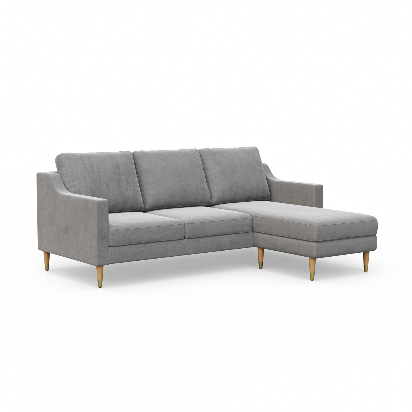 Lore Sofa | L-Shaped Sectional with Chaise (7 feet) - High Back Sofa