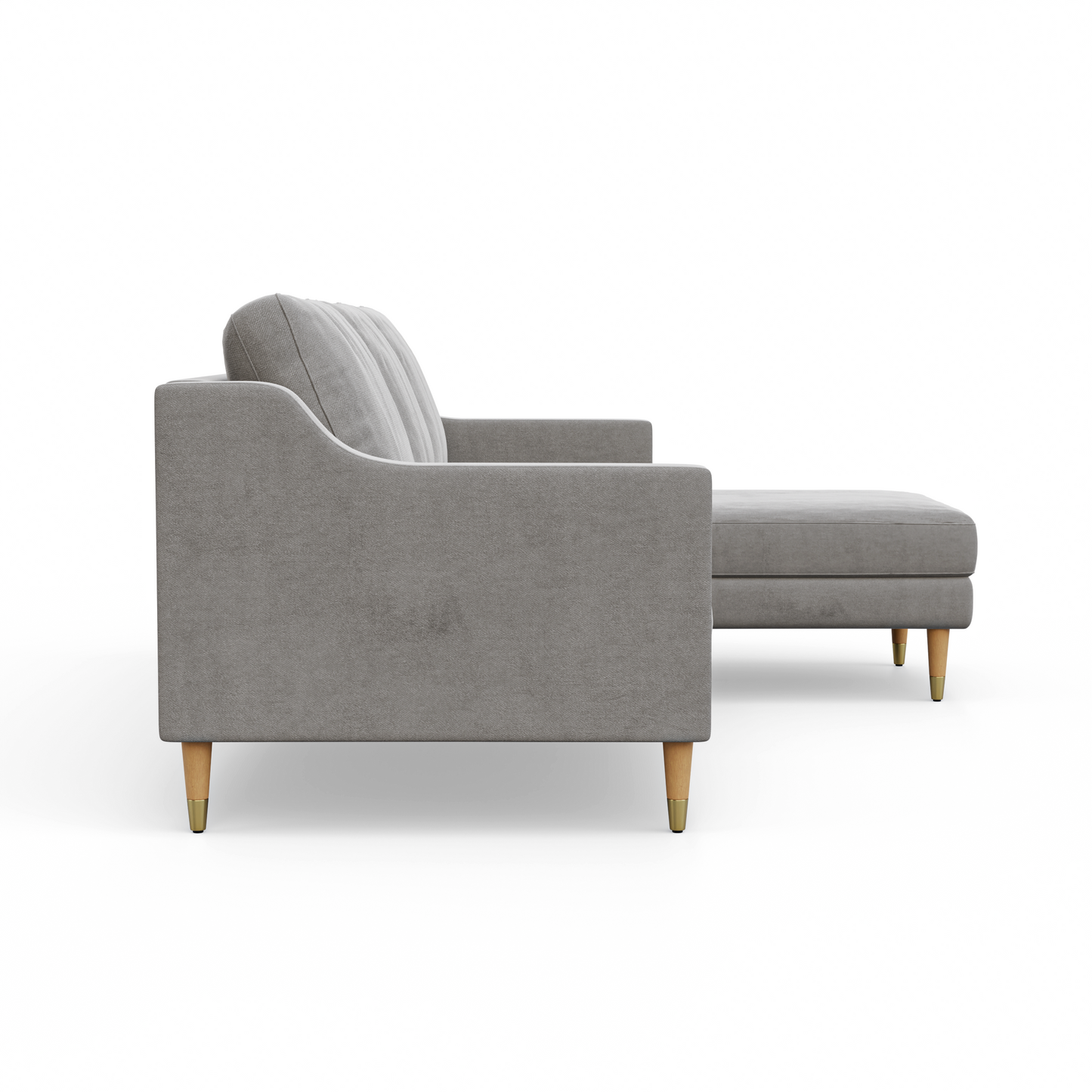 Lore Sofa | L-Shaped Sectional with Chaise (7 feet) - High Back Sofa