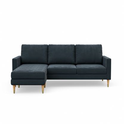 Lore Sofa | L-Shaped Sectional with Chaise (7 feet) - High Back Sofa