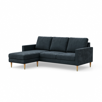 Lore Sofa | L-Shaped Right Sectional with Chaise (7 feet) - High Back Sofa