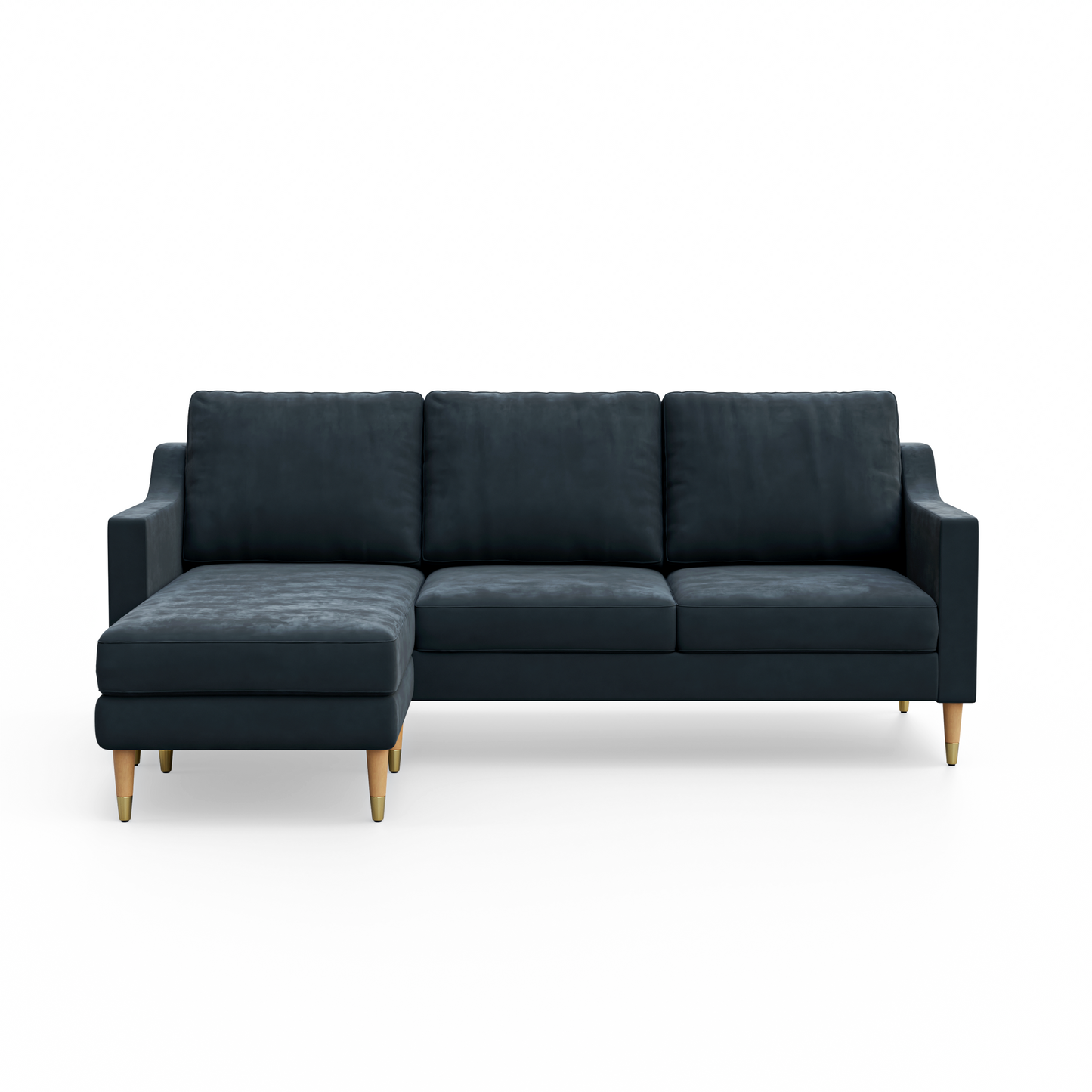 Lore Sofa | L-Shaped Right Sectional with Chaise (7 feet) - High Back Sofa