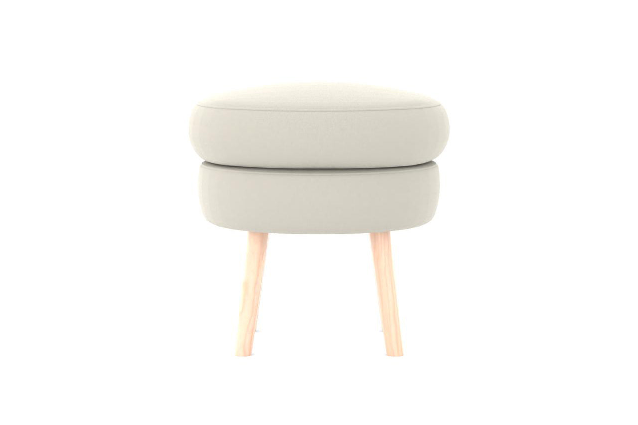 Moon Fabric Ottoman