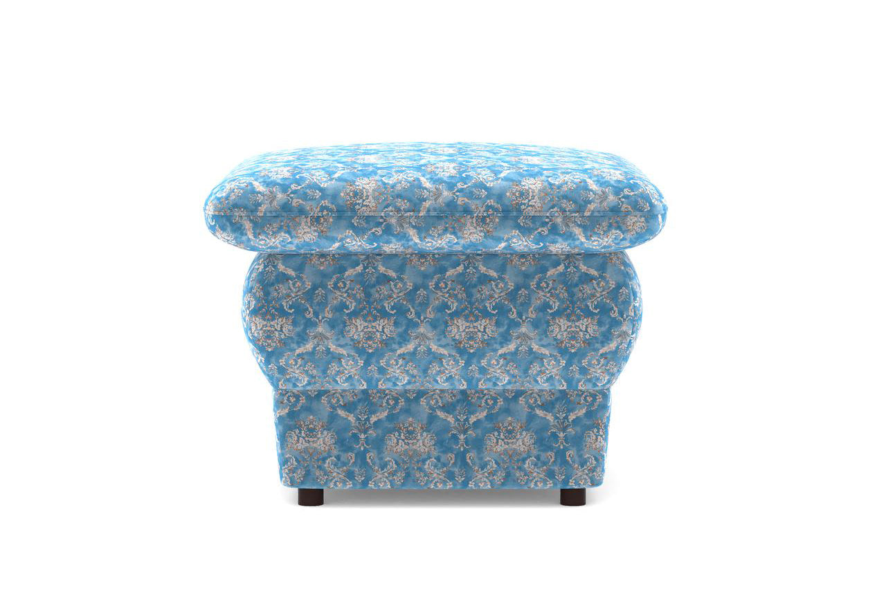 Chiffon Fabric Ottoman