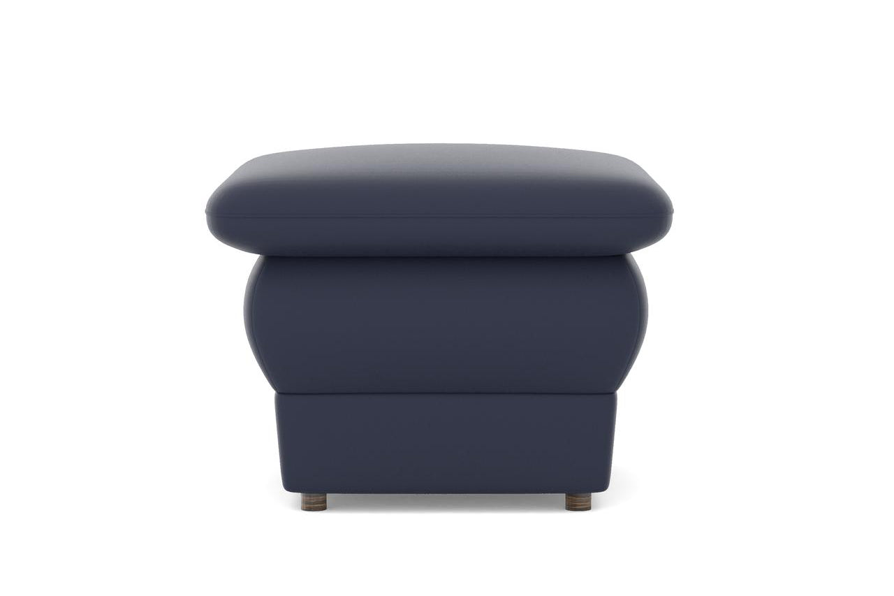 Chiffon Leather Ottoman