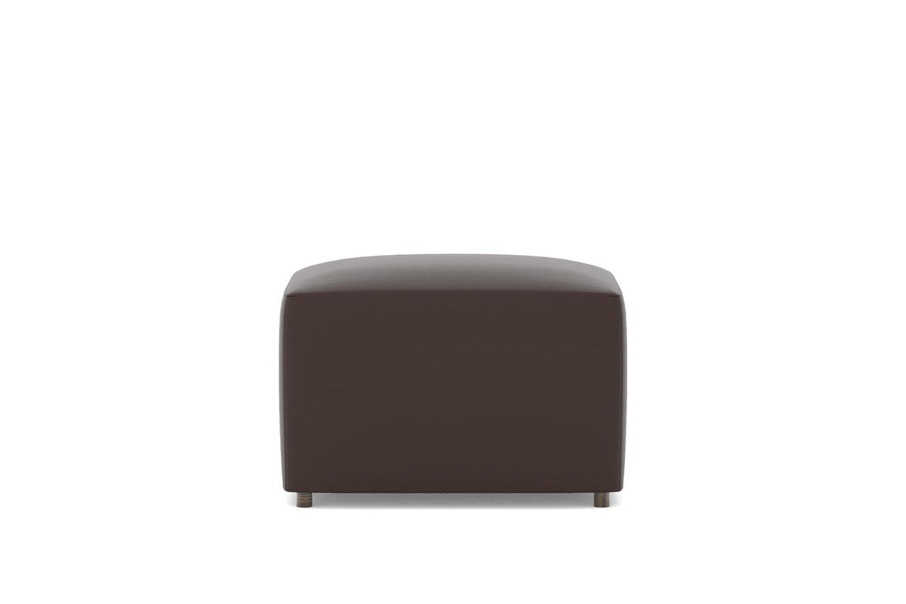 Pouffe Leather Ottoman