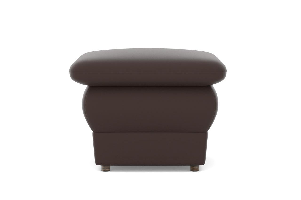 Chiffon Leather Ottoman