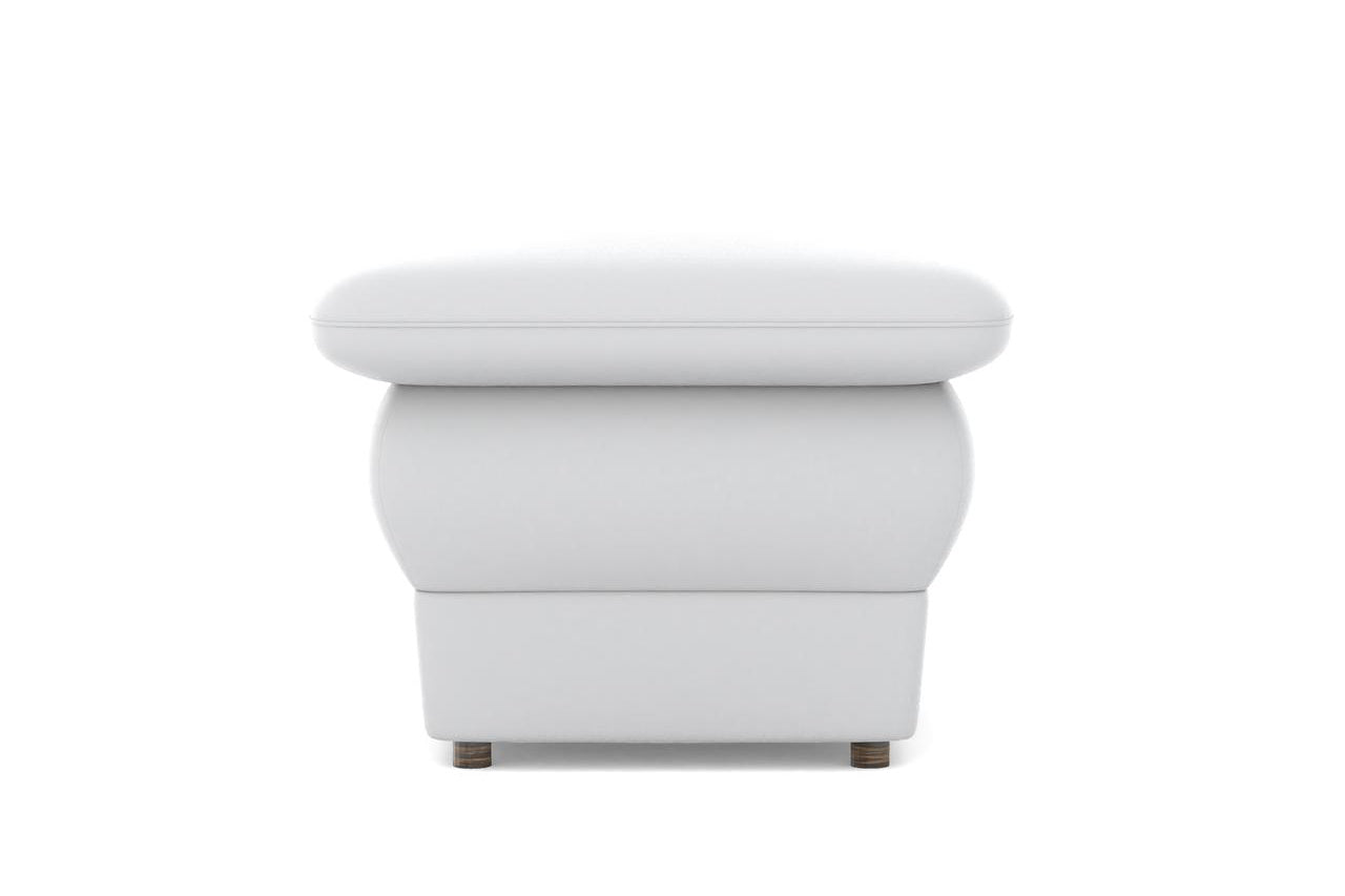 Chiffon Leather Ottoman