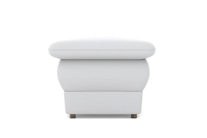 Chiffon Leather Ottoman