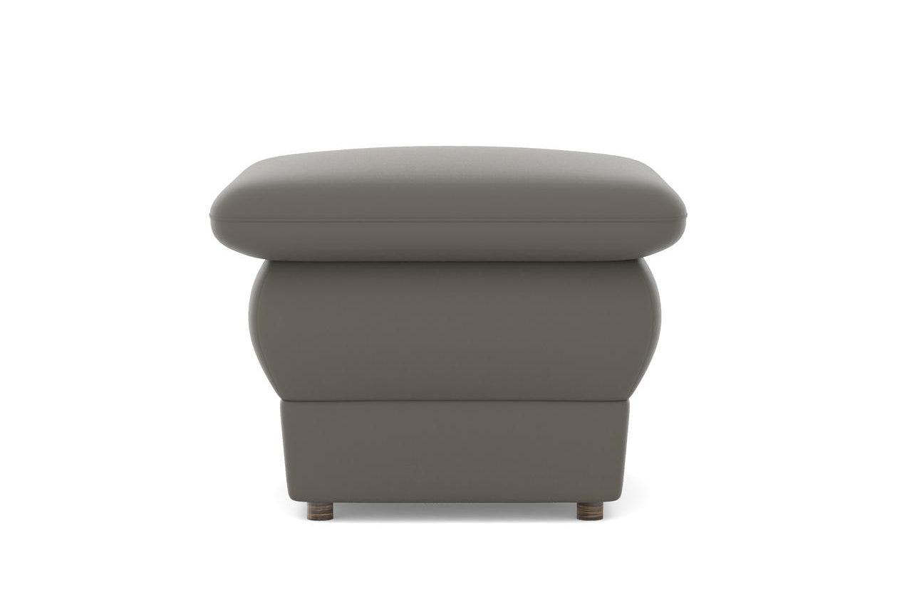 Chiffon Leather Ottoman
