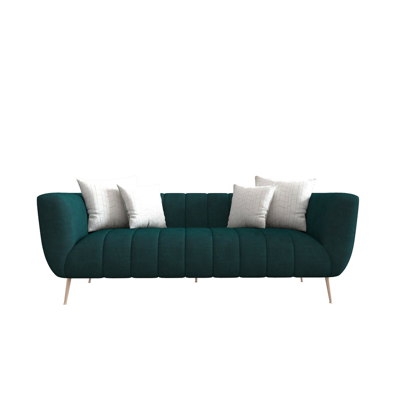Darwin Dazzle Sofa Set In Velvet
