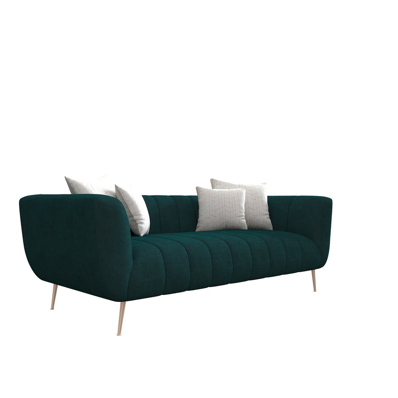 Darwin Dazzle Sofa Set In Velvet