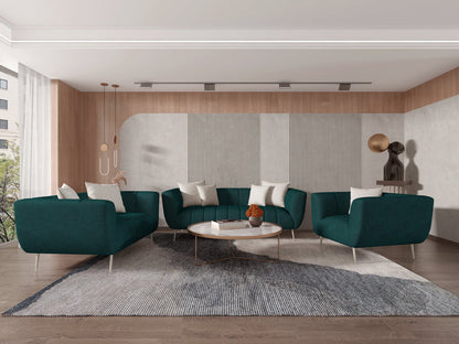 Darwin Dazzle Sofa Set In Velvet