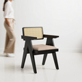 Pierre Rattan Back Chair