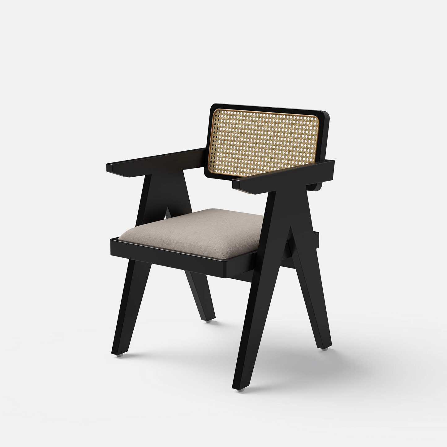 Pierre Rattan Back Chair