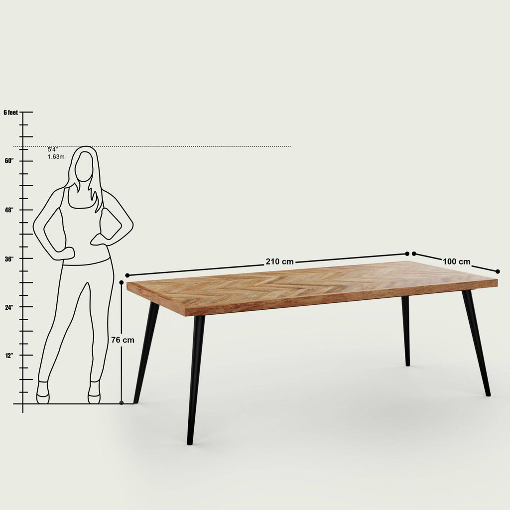 Souza Luxury Dining Table - 4, 6 & 8 Seater/All Sizes