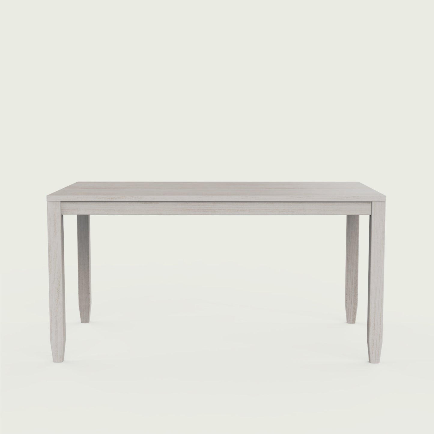 Frampton Distressed White Luxury Dining Table - 6 Seater/150 cm
